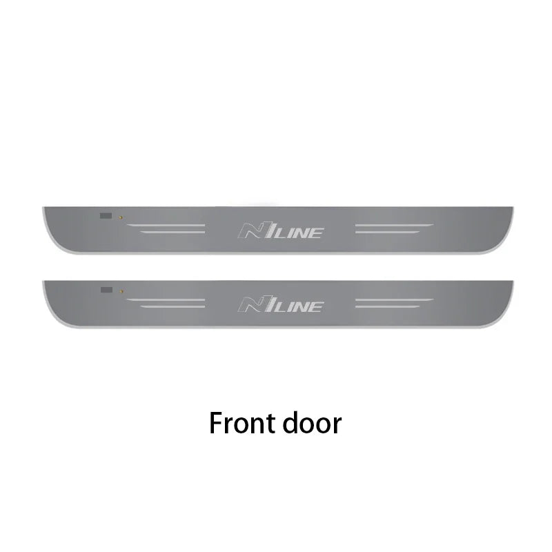 For Hyundai N Line N Performance Tucson Kona Elantra I40 Car Wireless LED Welcome Pedal Threshold Light passage Atmosphere lamp