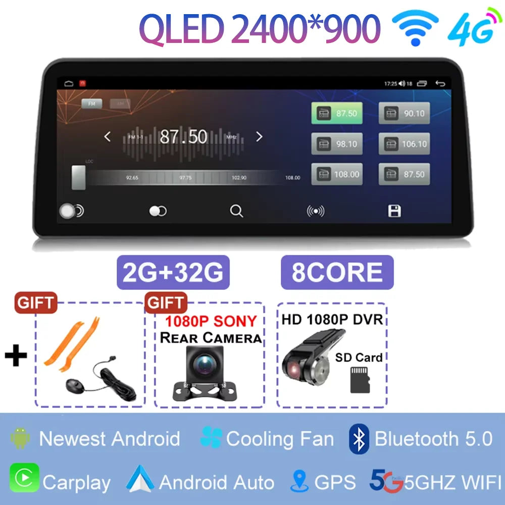 Android14 For Dodge Grand Caravan 2009-2020 Chrysler Grand Voyager 5 2011 - 2015 Car Radio Multimedia Player GPS Auto Carplay