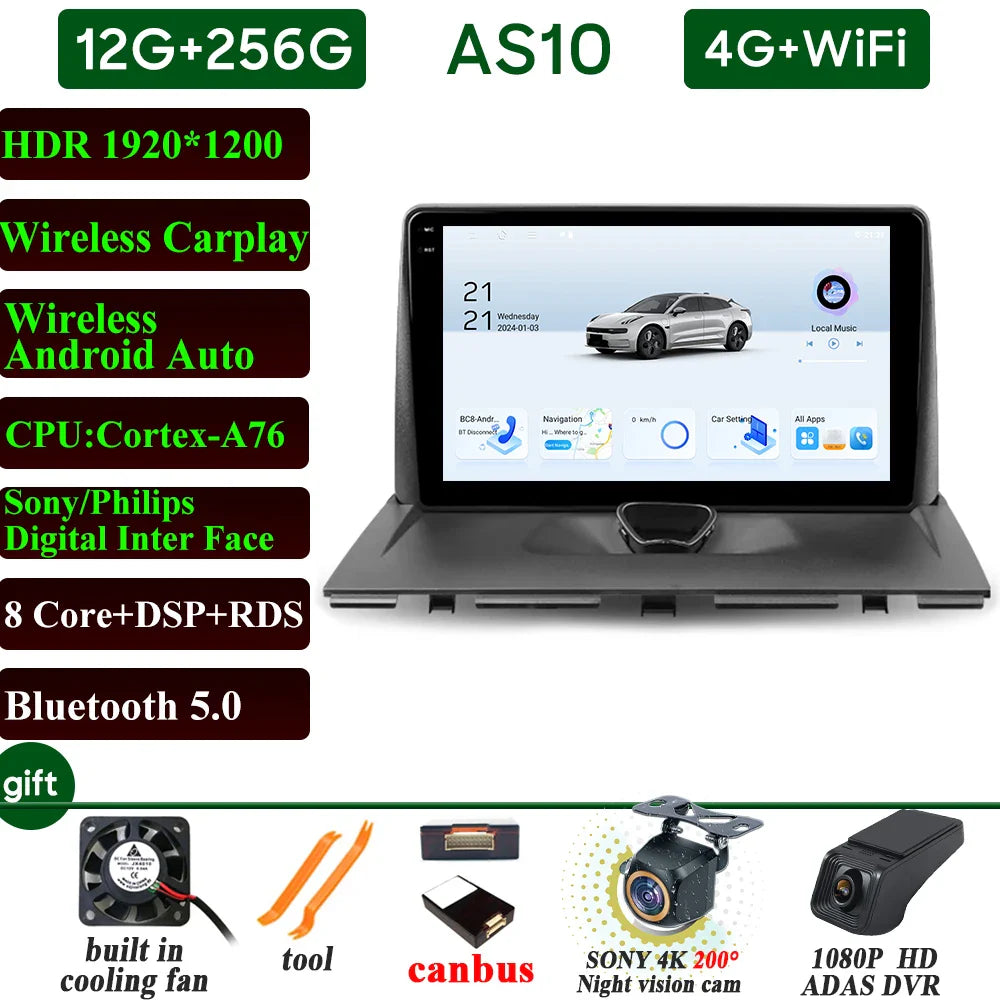 Car Radio Carplay For Peugeot Expert 2 For Citroen Jumpy For Fiat Scudo For Toyota Proace 2007-2017 Navigation GPS Android Auto