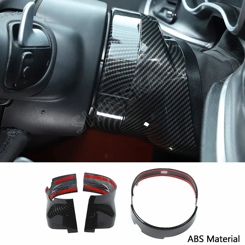 SHINEKA Carbon Fiber Grain Interior Decoration Cover for Jeep Grand Cherokee 2011 2012 2013 2014 2015 2016 2017 2018 2019 2020