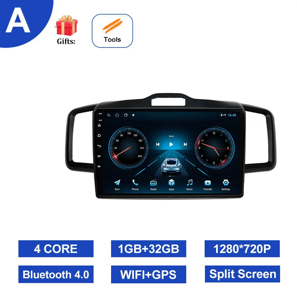 10 inch Android System for Honda Freed 2008 - 2016 Navigation GPS Car Multimedia Radio Video Player DSP Stereo WiFi+4G Bluetooth
