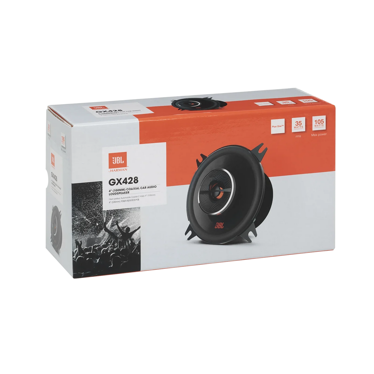 JBL 4-inch coaxial speakers 2-way audio Music stereo subwoofer Full frequency coaxial speakers
