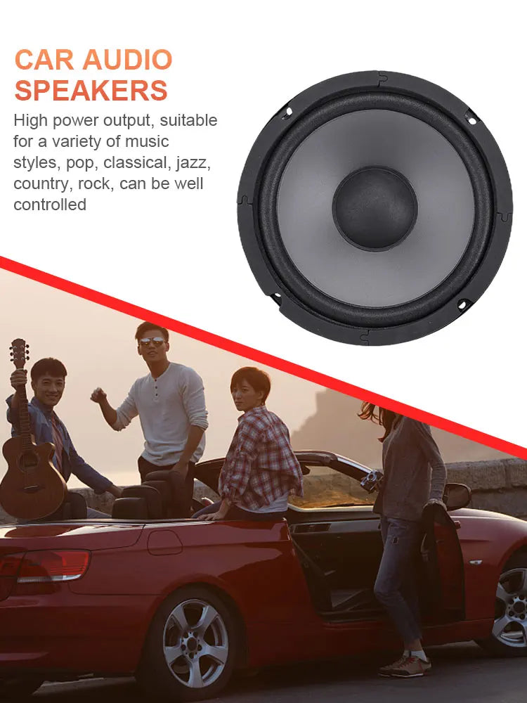 4/5/6 Inch Auto Audio Full Range Frequency Subwoofer Speakers 400W 500W 600W Car Audio Horn for Vehicle Automobile