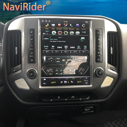 12.1inch Android Screen Radio For Chevrolet Silverado GMC SIERRA 2014 - 2018 GPS Carplay Auto Car Multimedia Video Player Stereo