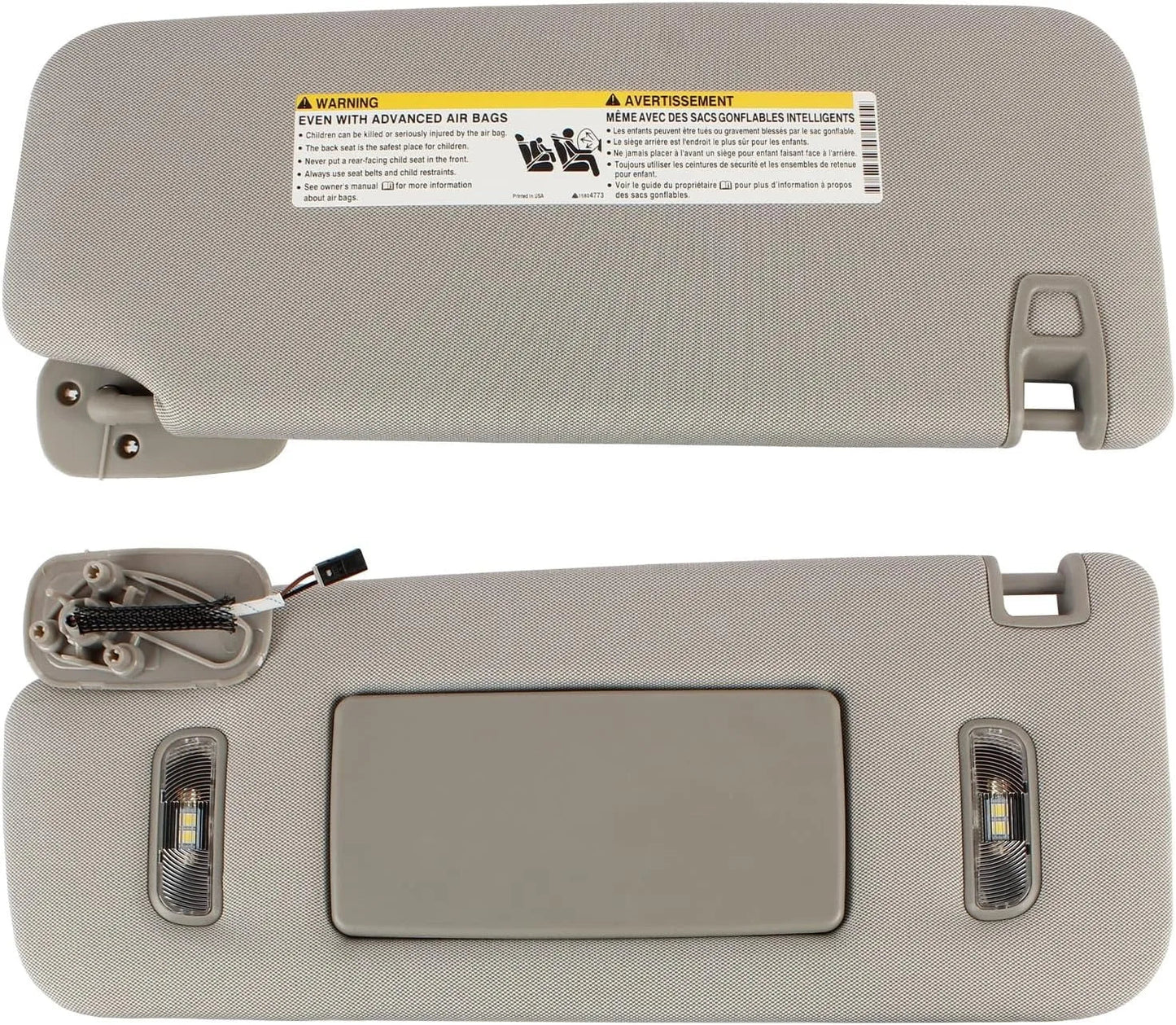 Car Sun Visor For GMC Sierra Denali Chevy Silverado 1500 1500 2500 3500 Sunvisor 2014 2015 2016 2017 2018 2019 22870346 23459643