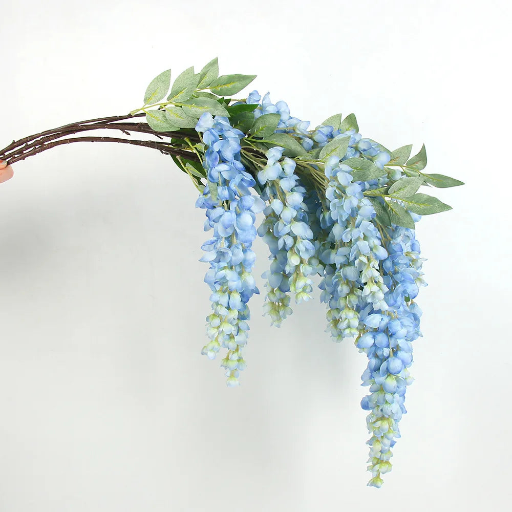 120cm artificiel Abler géant glycine longues Branches fleurs mariage décor à la maison salon toile de fond Arrangement fleur sus