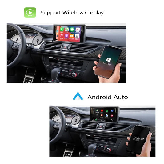 iManAuto Wireless CarPlay Module for Audi A6 A7 2012-2018 Android Auto Interface Bluetooth Audio Rear Camera Car Play