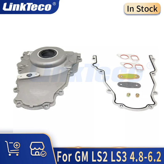 Engine Timing Cover & Gasket Kit 4.8 5.3 6.0 6.2 L GAS LS2 LS3 For CADILLAC CHEVROLET GMC ISUZU SAAB BUICK HUMMER SAAB PONTIAC