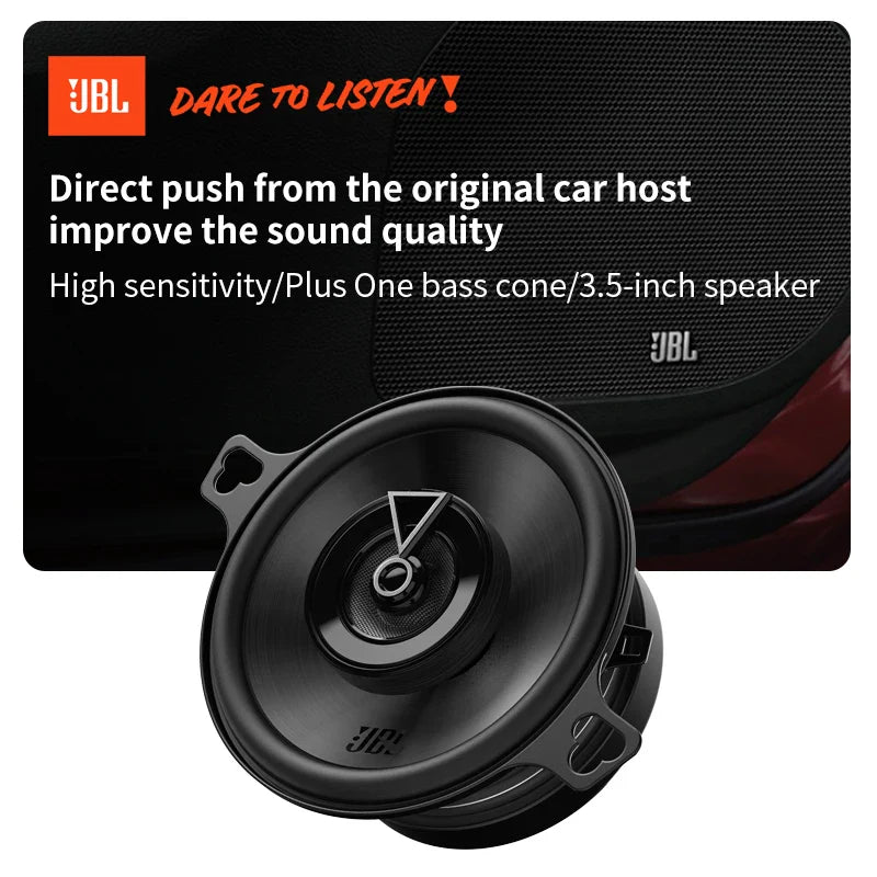 JBL car audio speaker 3.5-inch coaxial speaker treble midrange subwoofer JBL official genuine stereo speaker 3.5-inch GX328