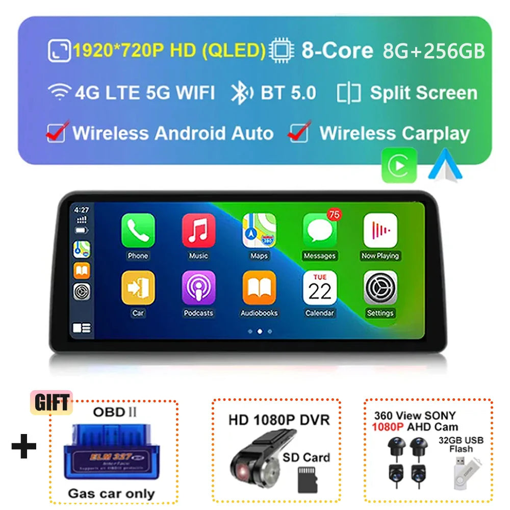 12.3 inch For Beijing BJ40 2020 - 2022 Car Radio Stereo Multimedia Autoradio Navigation GPS DSP Video Audio Player Android Auto