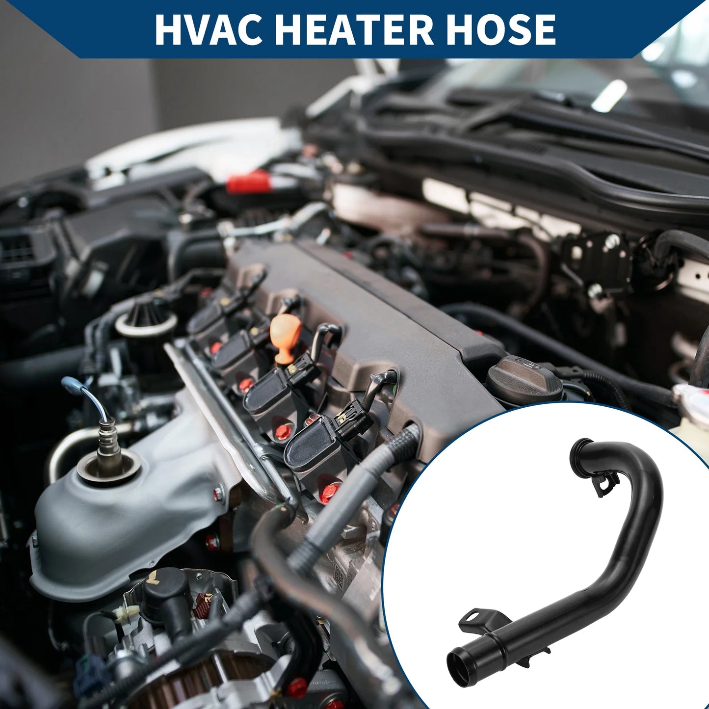 UXCELL HVAC Heater Hose for Dodge Caravan 2001-2007 V6 3.3L for Dodge Grand Caravan 2001-2008 V6 3.3L 4781608AA