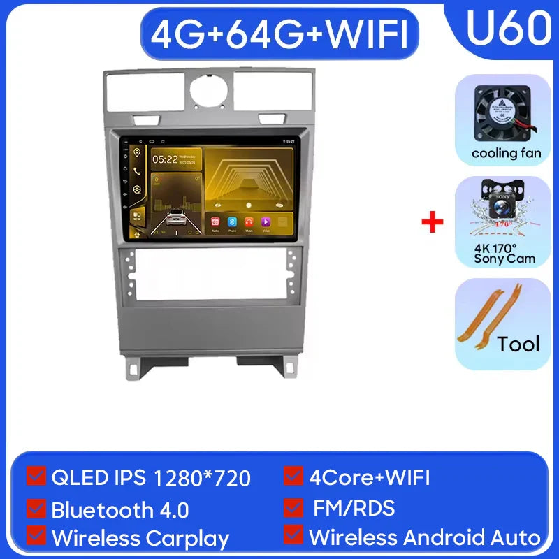 Android13 For Lincoln Navigator 2003 - 2009 Car Radio Video Multimedia Player Navigation Carplay GPS WIFI BT Stereo NO 2din DVD