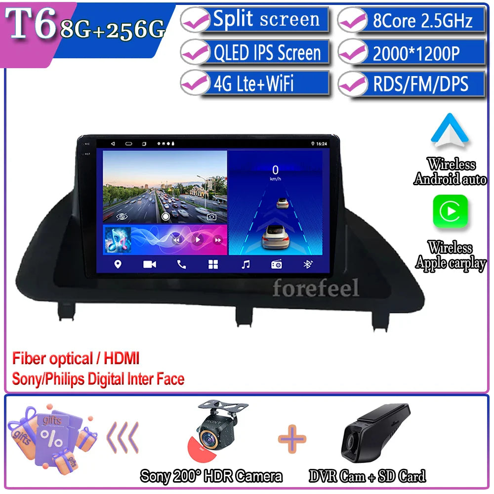 Android 13 For Lexus CT CT200 CT200h 2010 - 2018 Multimedia Navigation GPS Video Player Car Stereo Carplay Monitor Radio Screen