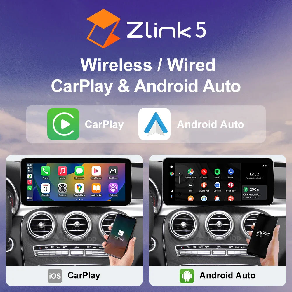 Android 13 Touch Screen for Mercedes Benz W205 GLC C V Class W447 GLA CLA 2015-2019 GPS With Carplay Android Auto Car Radio