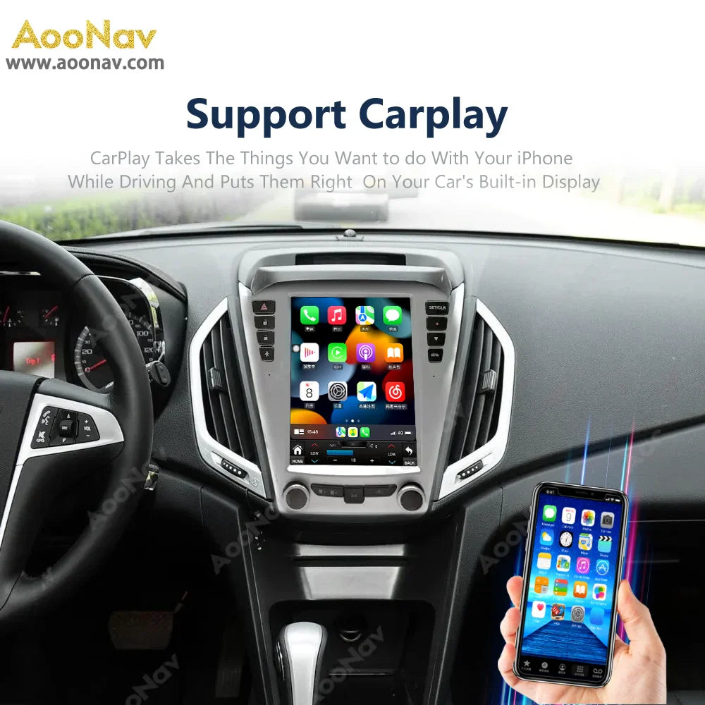 128GB Android Car Radio For GMC TERRAIN CHEVY EQUINOX 2010-2016 Multimedia Player GPS Navigation Wireless Carplay AUTO Head Unit