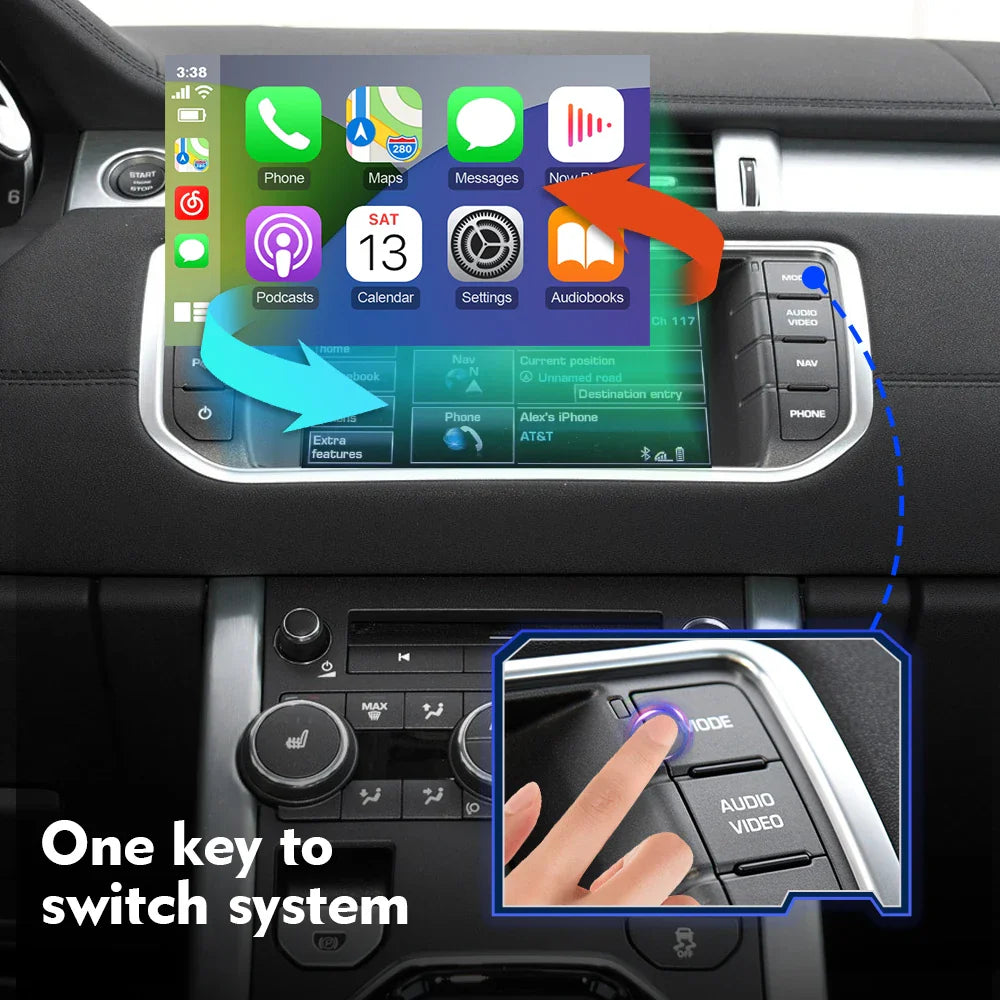 ISUDAR Carplay Module For Land Rover/Range Rover/Evoque/Discovery 4 Jaguar/XE/XF Android Auto Car Play Adapter Box Stereo System