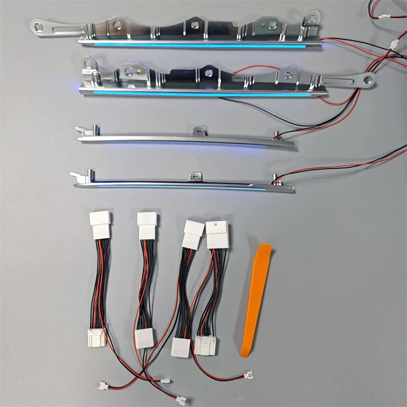 for Toyota Camry 9th xv80 generation Door light guide plate Dynamic rhythm atmosphere light upgrade ice blue LED Ambient light