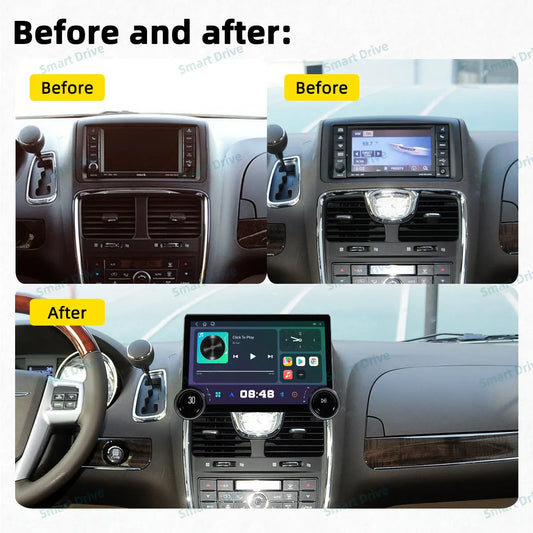 2 Din Android Car Radio for Chrysler Grand Voyager 5 for Dodge Grand Caravan 2008 - 2020 Screen GPS Multimedia Stereo Head Unit