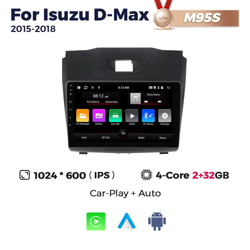 Android Car Radio Multimedia Player For Chevrolet TrailBlazer 2 S10 Holden Colorado For Isuzu D-Max DMAX Carplay Navigation GPS