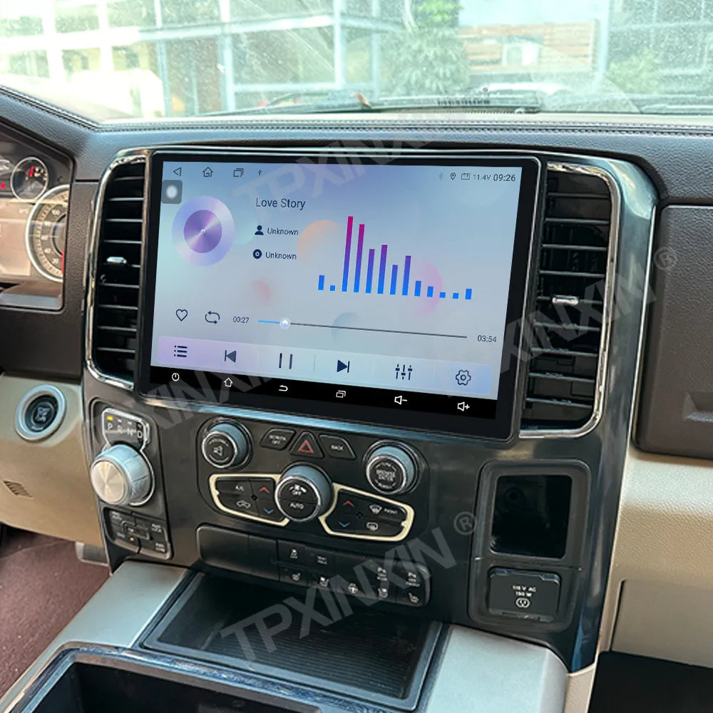 13.1 Inch Android 13 For Dodge RAM 1500 2013-2018 Car Radio QLED Touch Screen CarPlay Multimedia Player GPS Navigation Head Unit