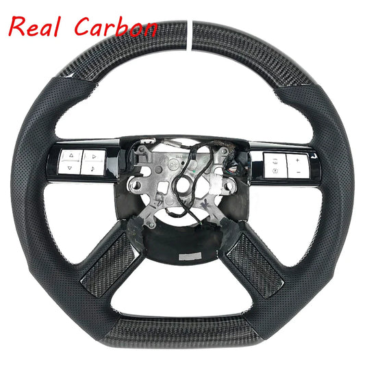 For Dodge Chrysler 300C 2007 2008 2009 2010 2011 2012 Challenger Steering Wheel Carbon Fiber Steering Wheel can Customized