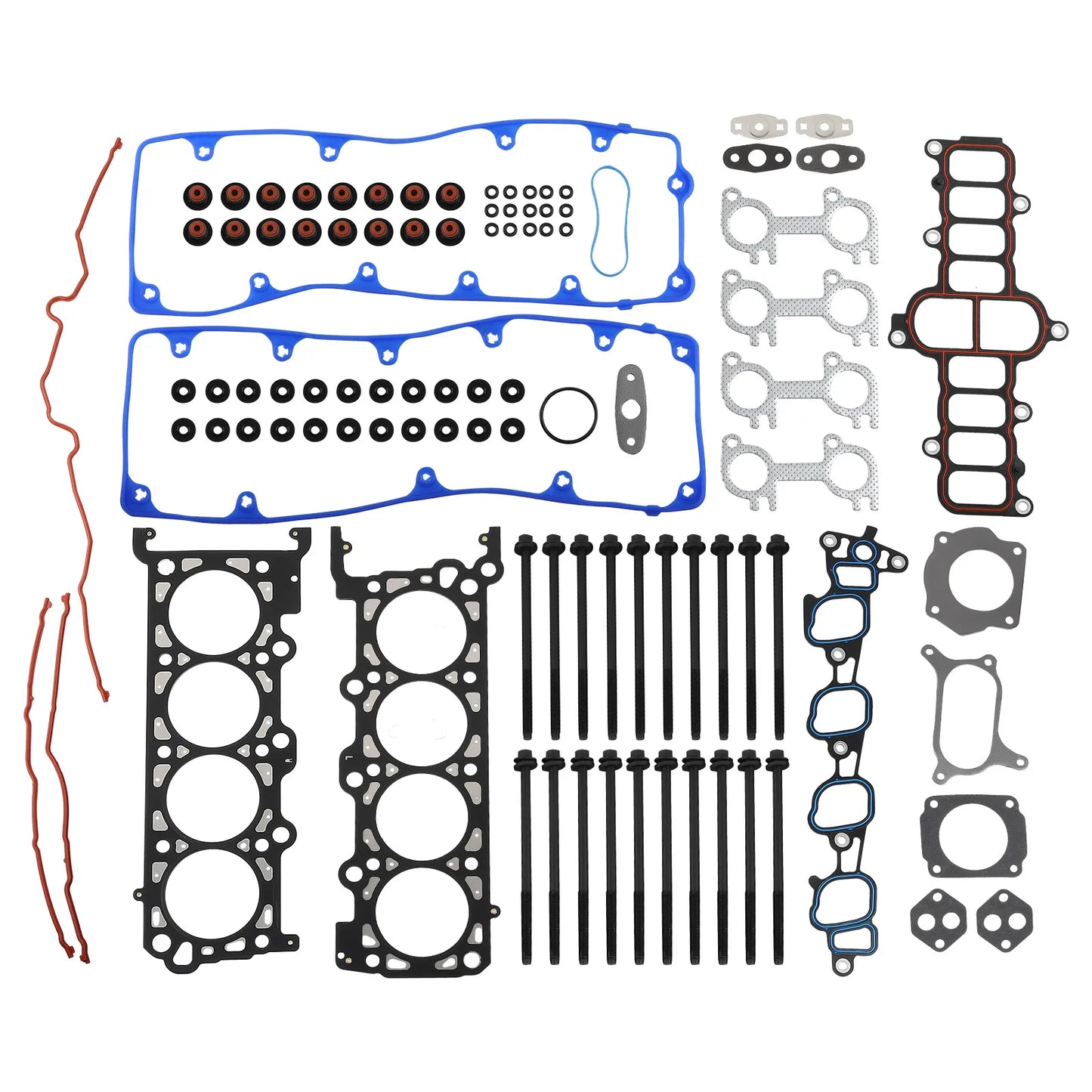 Head Gasket Set Bolts For Ford F150 Crown Victoria Lincoln Town Car 4.6L SOHC HS9792PT-8 HS9792PT-9 ES72798