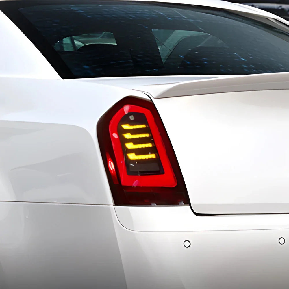 For Chrysler 300c 2011-2014 Auto Rear Back Lamps Upgrade Dynamic Flashing Tail Lamp Tool Accessories LED Car Taillights Assembly
