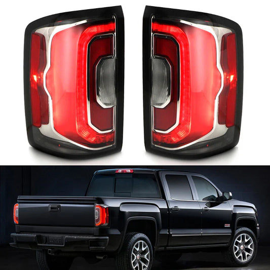 For GMC Sierra 1500 2016 2017 2018 LED Rear Tail Light Turn Signal Brake Reversing Lamp DRL Car Accessories GM2800295 GM2801295