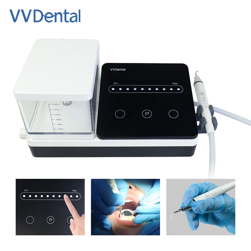 VVDen Ultrasonic Washing Machine Calculus Plaqu Periodontal disease pulpitis VET-W7 LED Plastic P