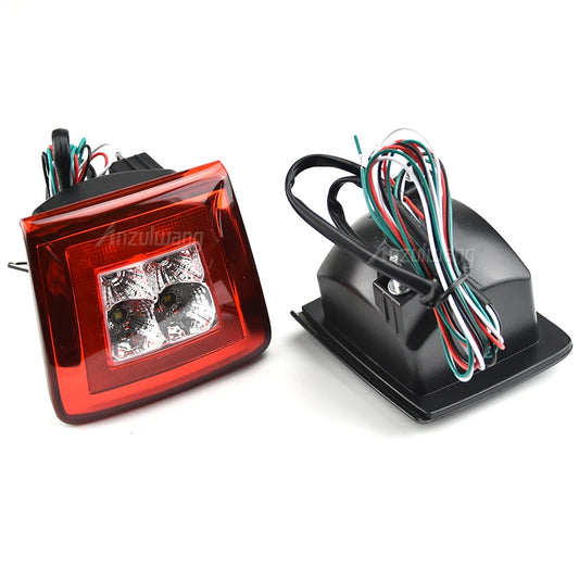 LED Rear Bumper Lamp Taillight Assembly Red Fog Brake Light White Reversing Light For Nissan 370Z/Z34 Juke Nismo Sentra Nismo