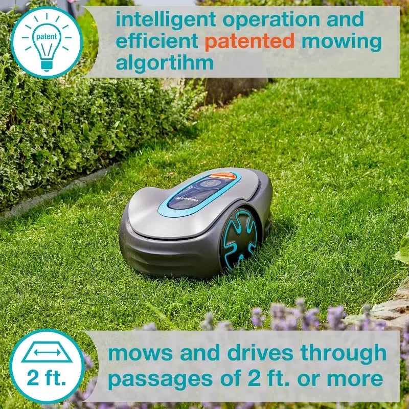 HOME.15201-41 SILENO Minimo - Automatic Robotic Lawn Mower, with Bluetooth app and Boundary Wire, one of The quietest in its Cla power tools