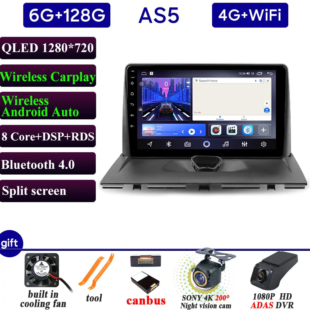 Car Radio Carplay For Peugeot Expert 2 For Citroen Jumpy For Fiat Scudo For Toyota Proace 2007-2017 Navigation GPS Android Auto