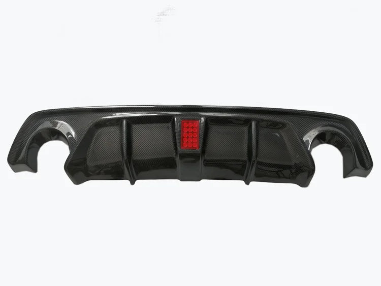 Car Parts Q50 Carbon Fiber Diffuser LED For Infiniti Q50