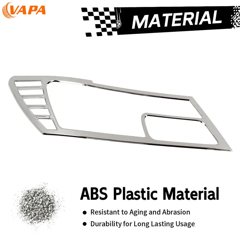 Car Front Lamp Trim Headlamp Cover Stickers ABS Decoration for Dodge Journey 2011-2020 Interior Accessories