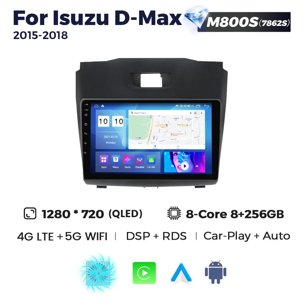 Android Car Radio Multimedia Player For Chevrolet TrailBlazer 2 S10 Holden Colorado For Isuzu D-Max DMAX Carplay Navigation GPS