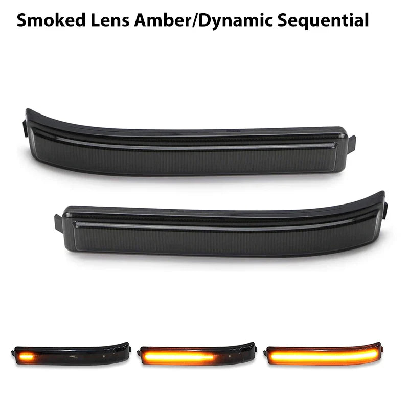 LED Dynamic Side Mirror Turn Signal Lights For Ford F150 F-150 2009-2014 SVT Raptor 2010-2014 Sequential Lamp Blinker Indicator