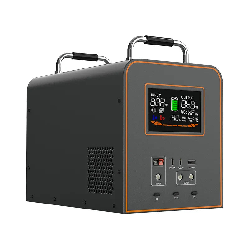 LiFePO4 Portable Power Station 2600W 2048WH Mobile Power Supply Solar Generators 1800W 1024WH Battery Power Storage For Camping