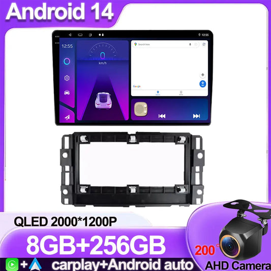CARPLAY Android Screen For Chevrolet Avalanche Impala Tahoe Traverse 2007-2016 Car Automotive Multimedia Navigation DVD 7862 CPU