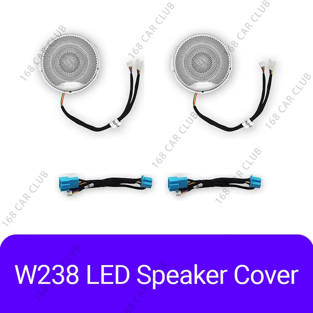 LED Air Vents 3D/4D Rotate Tweeter Speaker For Mercedes Benz W213 W238 E53 E63 E-Coupe Car 64 Colours Lnterior Decorative Lights
