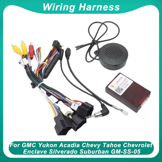 Car Wiring Harness Adapter Canbus Box For GMC Yukon Acadia Chevy Tahoe Chevrolet Enclave Silverado Suburban GM-SS-05
