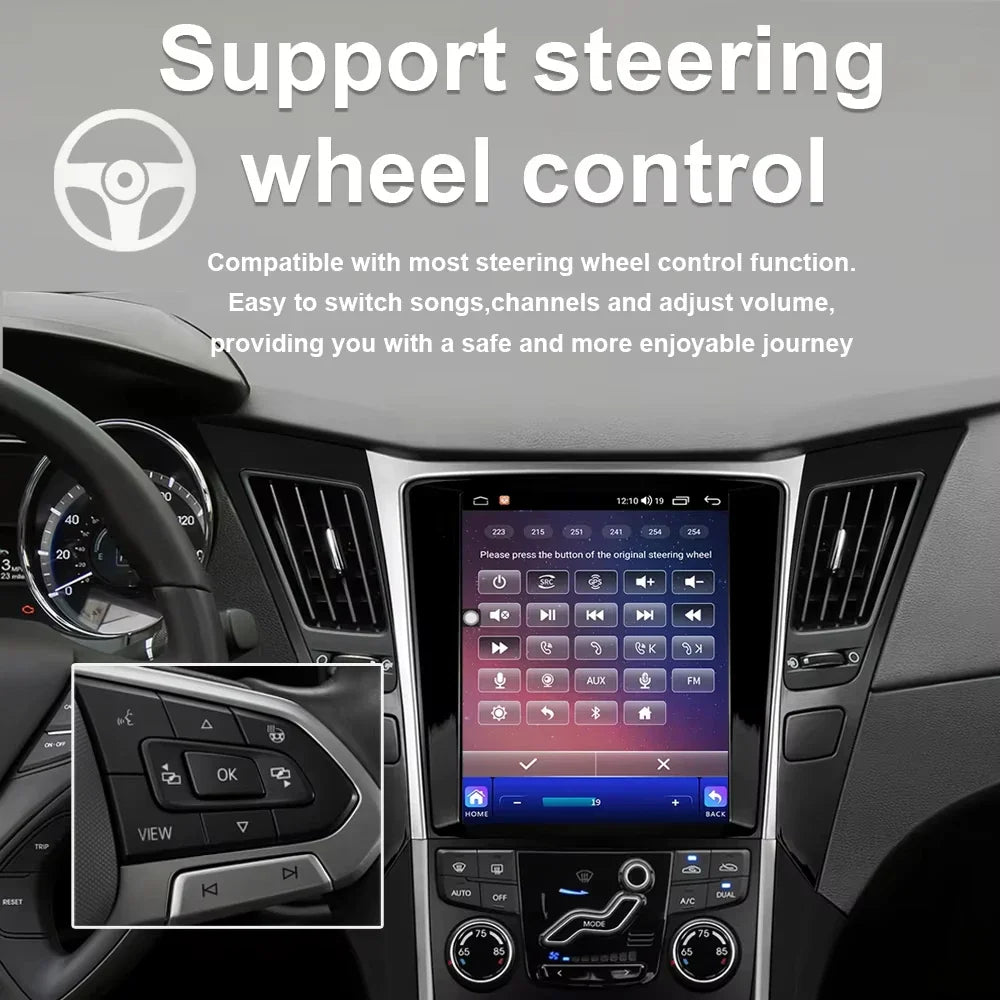 Android Auto For Toyota Hiace H200 2010 - 2018 RHD Multimedia Player Wireless Carplay GPS Navigation 5G WIFI 2din
