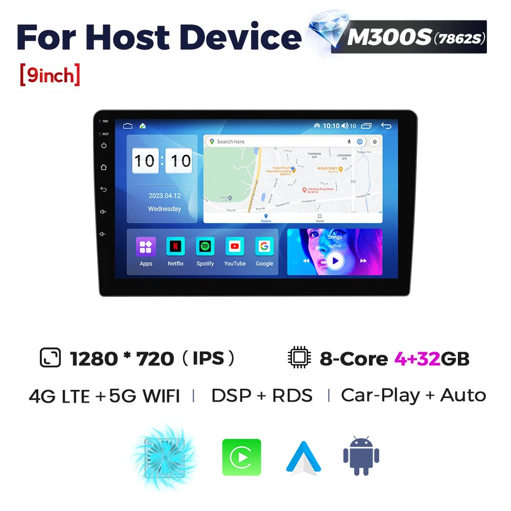 Navifly 7862S Android All In One Universal 9" 10" Car Radio Multimedia Video Player GPS Stereo For Volkswagen Nissan Hyundai Kia