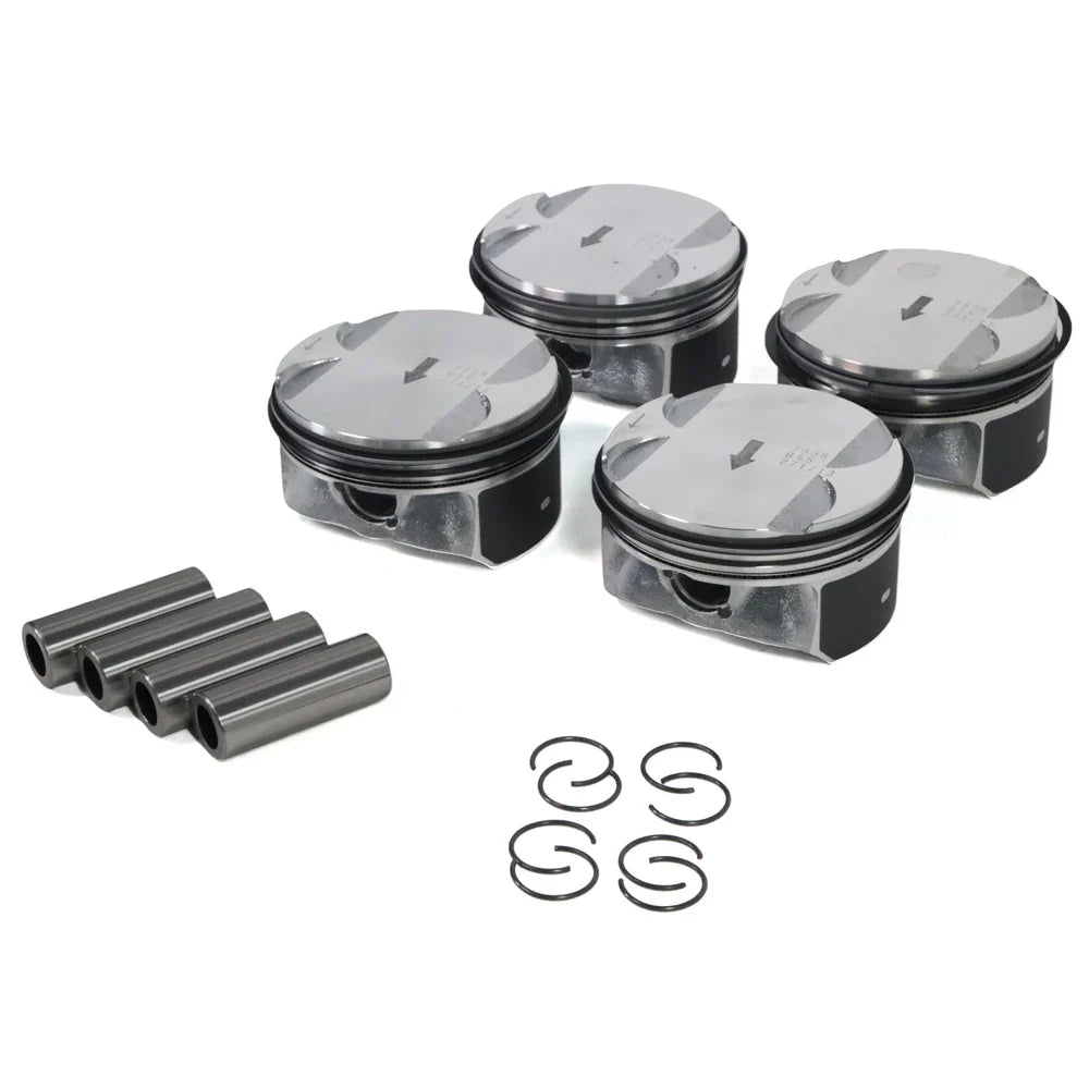 4Pcs Engine Piston & Rings Kit 12578324 12578326 12593744 12603910 12608531 for Chevy Captiva Cobalt Equinox HHR Impala 2.4L