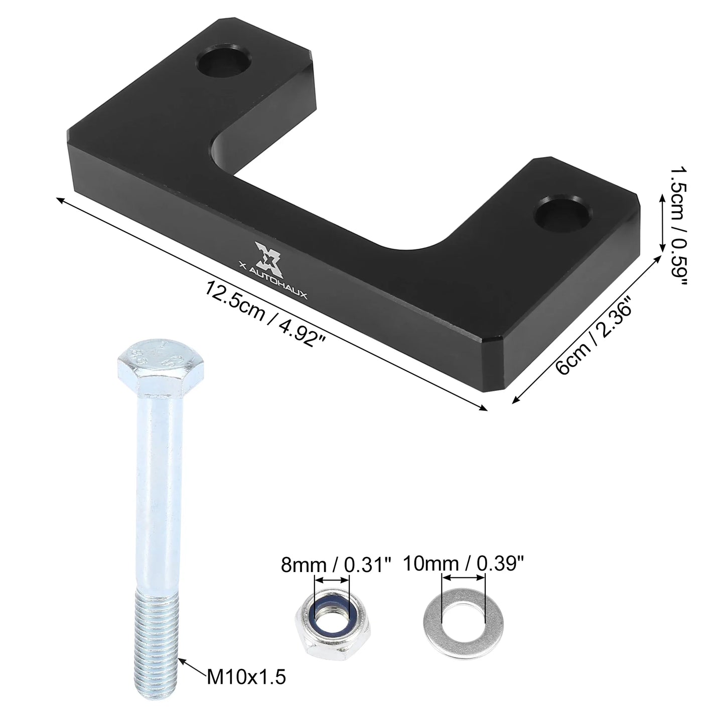 X Autohaux 1" Front Leveling Lift Kit Suspension Spring Strut Spacer Lift Spacers For Chevrolet Silverado 1500 For GMC 1500
