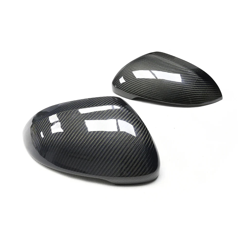 For Volkswagen VW 2015+ CC Passat B8 Real Carbon Fiber Side Rearview Mirror Cover Replacement GTI Lane assist R-Line Touring