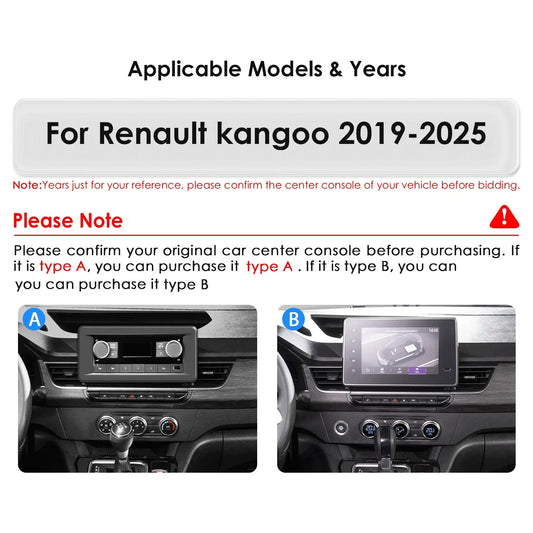 Hizpo Car Intelligent Systems Carplay Android Car Radio for Renault Kangoo 2019-2025 Multimedia Video Player WIFI 7862 Autoradio