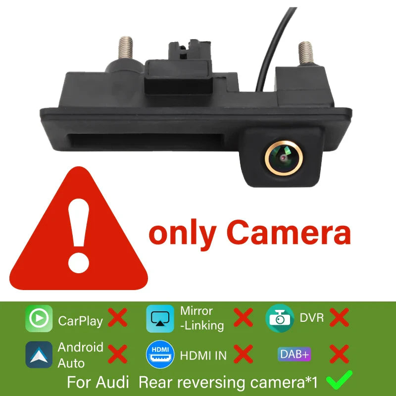 Wireless Carplay for Audi A4 B8 A5 Q5 2009-2015, Support Apple Carplay Android Auto AirPlay Mirroring Rear Camera USB Player