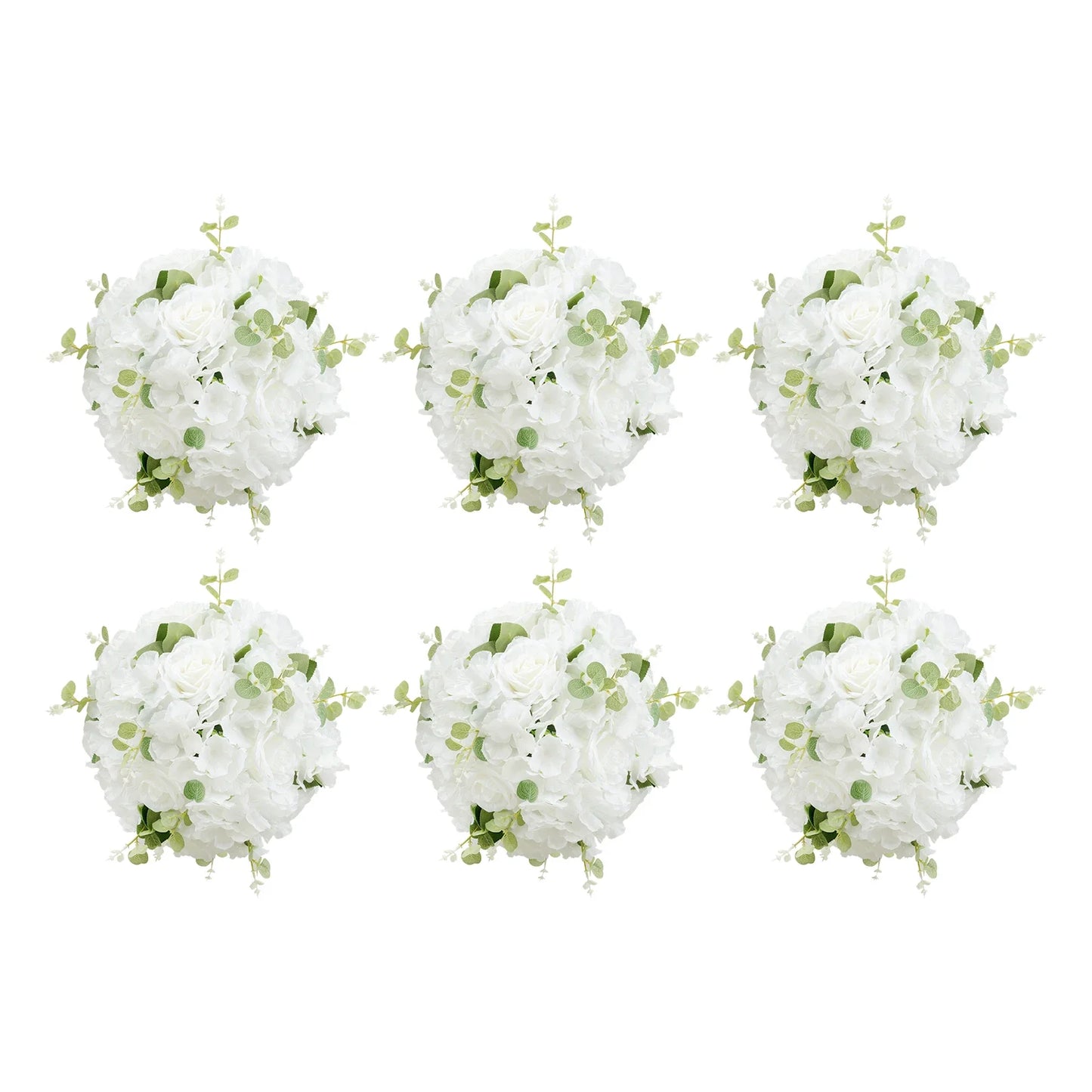 6PCS Artificial Flower Balls, Artificial Flower Balls, Flower Balls for Centerpieces