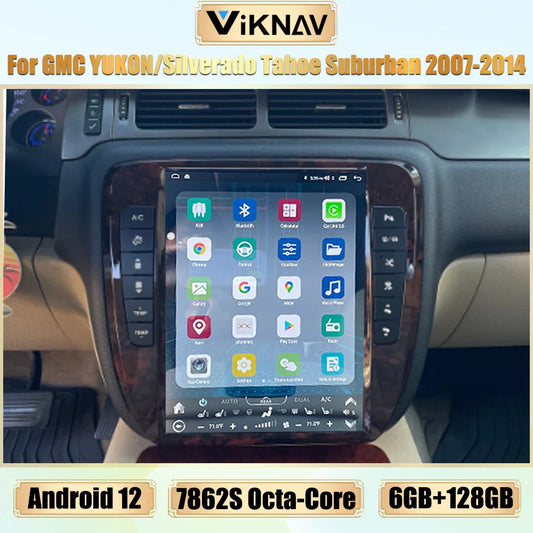 Android 12 Car Radio 13 Inch For GMC YUKON/Silverado Tahoe Suburban 2007-2014 GPS Navigation Carplay Multimedia Player Head Unit