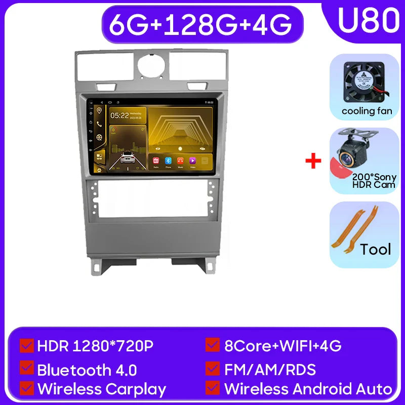 Android13 For Lincoln Navigator 2003 - 2009 Car Radio Video Multimedia Player Navigation Carplay GPS WIFI BT Stereo NO 2din DVD